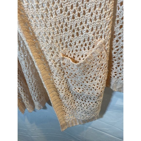 Forever 21 Sweater Womens Small Pink Open Front Pocketed Cardigan Ladies - Picture 3 of 9